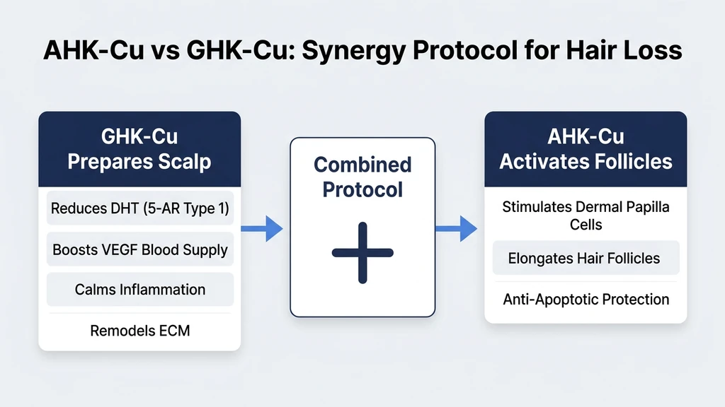 AHK-Cu and GHK-Cu synergy protocol: soil preparation plus follicle activation