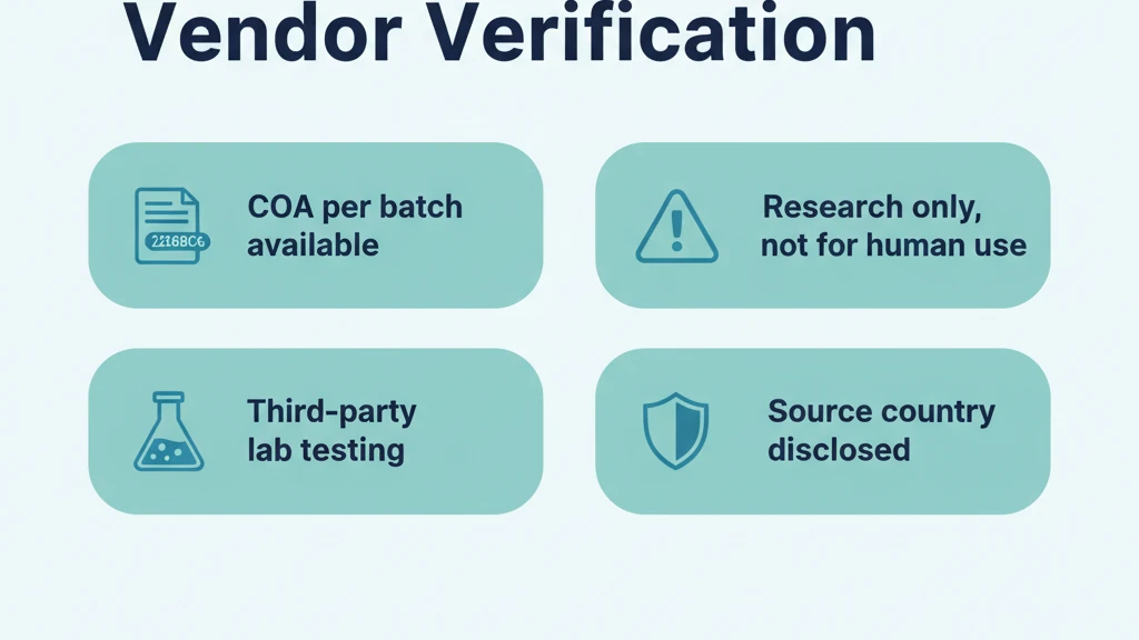 Ameano Peptides reviews: research vendor quality verification framework