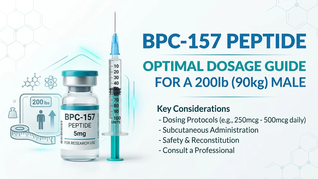 BPC-157 dosage guide for 200lb male