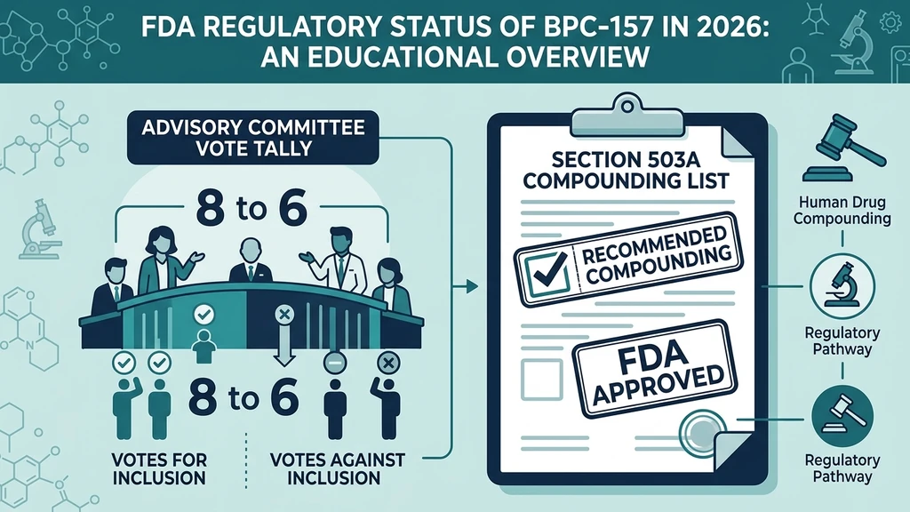 BPC-157 FDA approval status after the July 2026 advisory committee vote