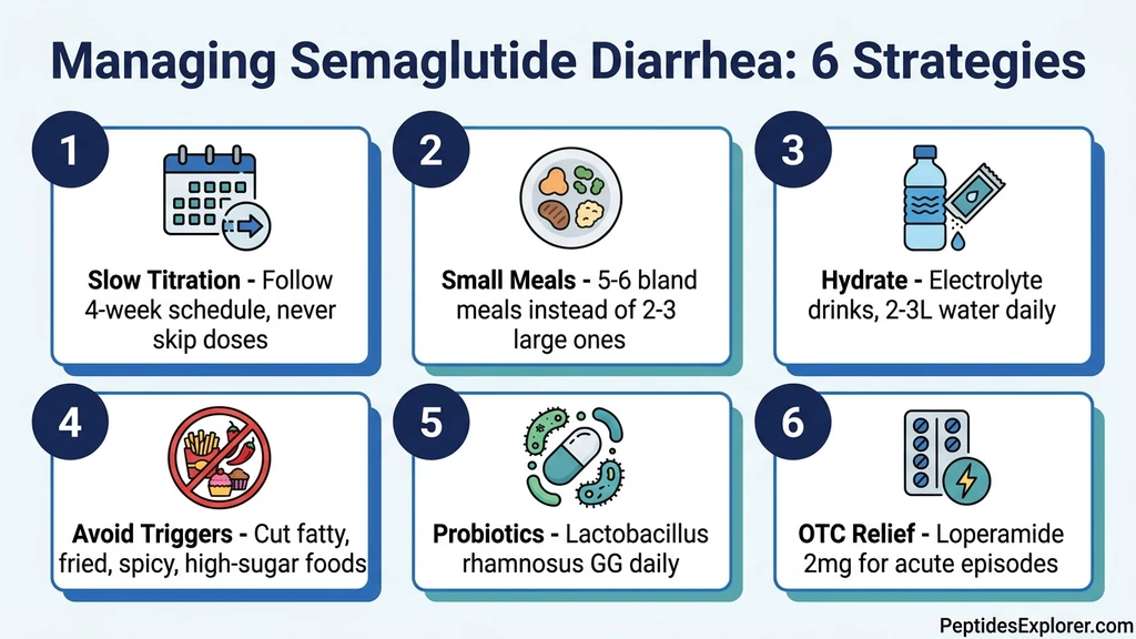 Six evidence-based strategies for managing semaglutide diarrhea