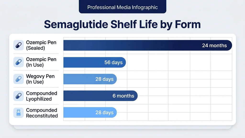 Semaglutide shelf life by form