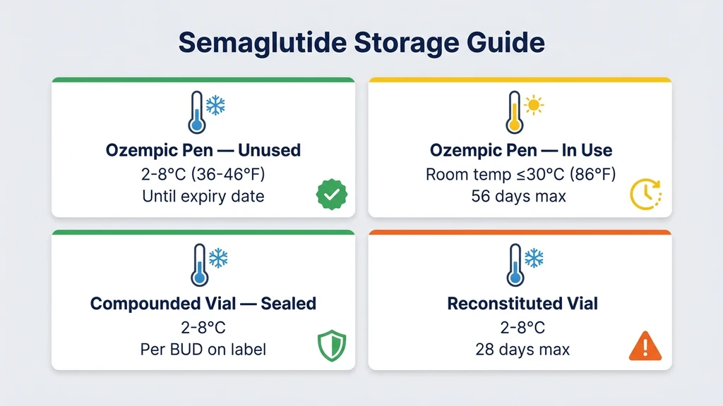 Semaglutide storage guide