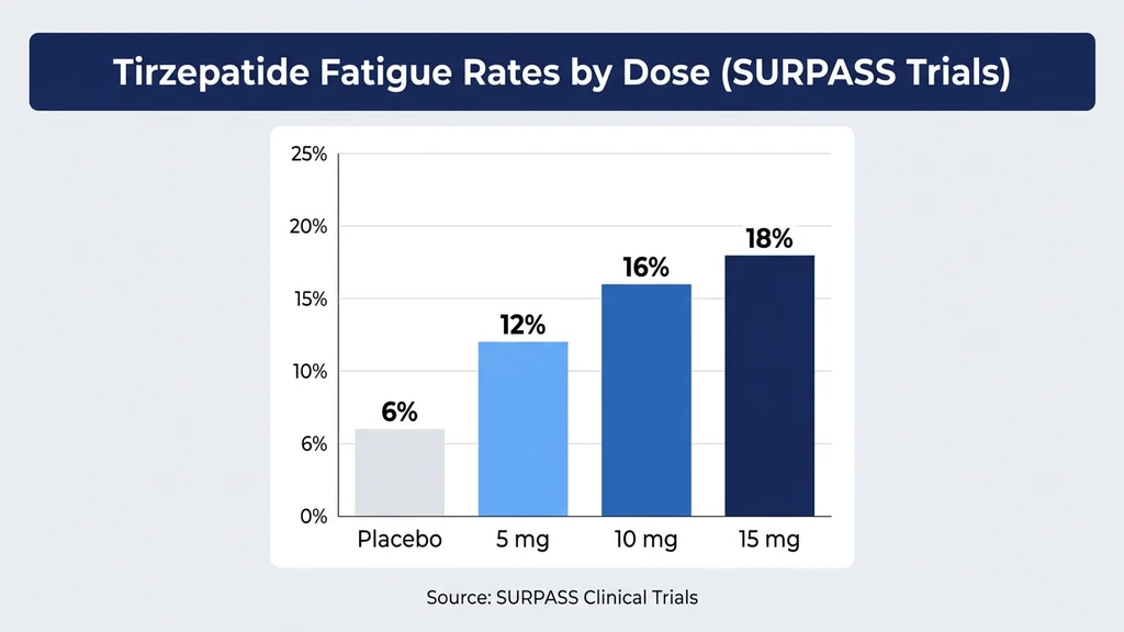 Tirzepatide fatigue severity chart