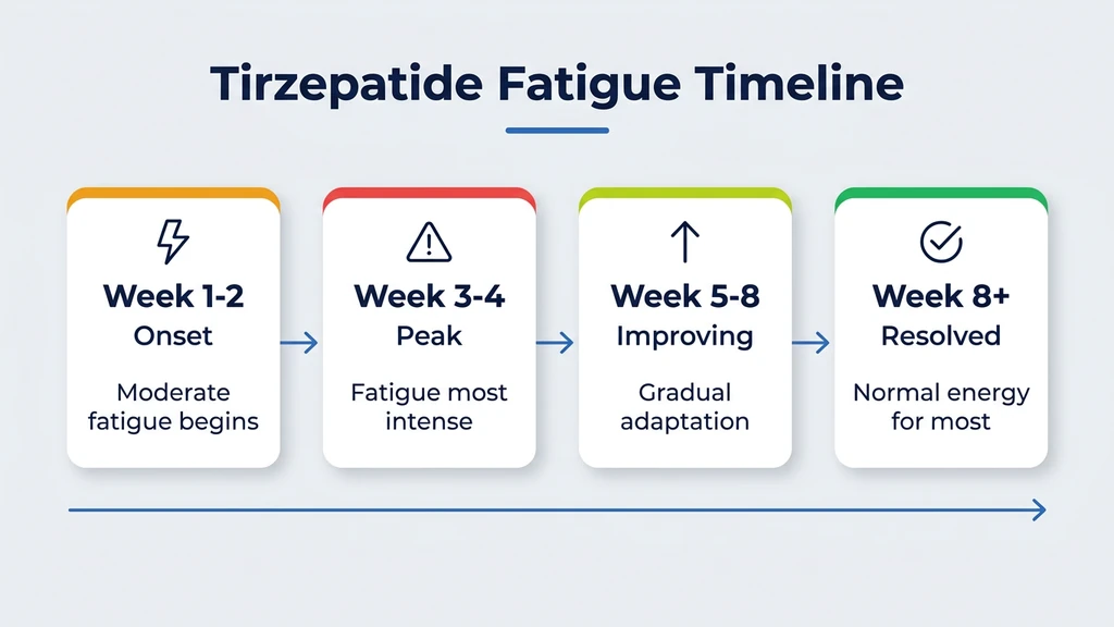 Tirzepatide energy timeline