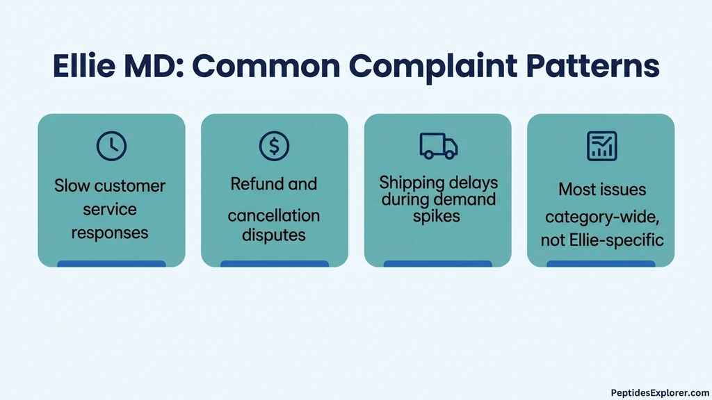 Ellie MD reviews negative: complaint pattern audit and what is behind them