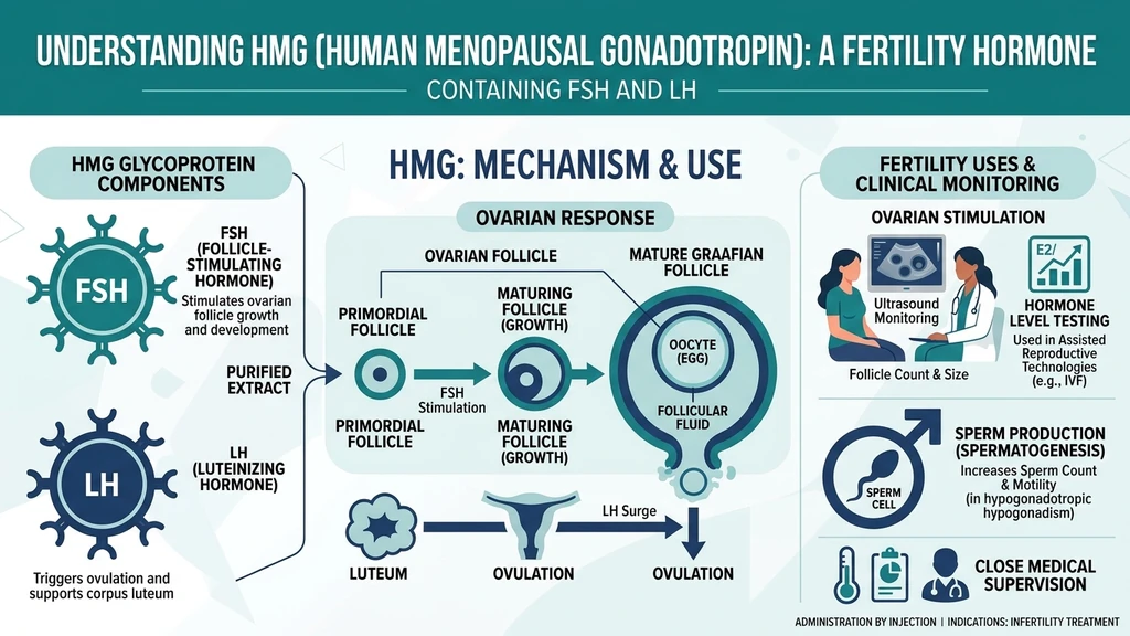 HMG human menopausal gonadotropin fertility hormone overview