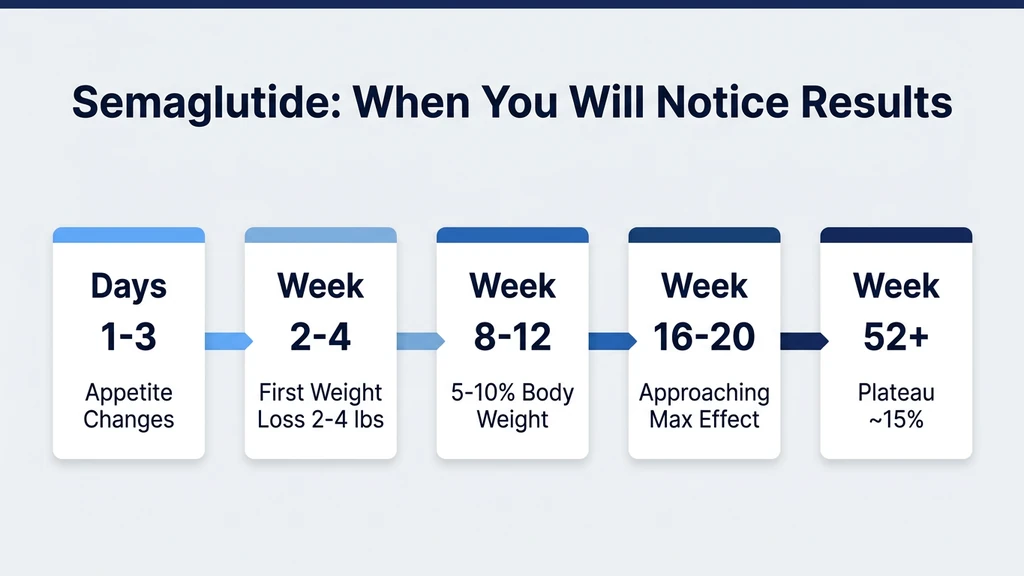 Semaglutide results timeline