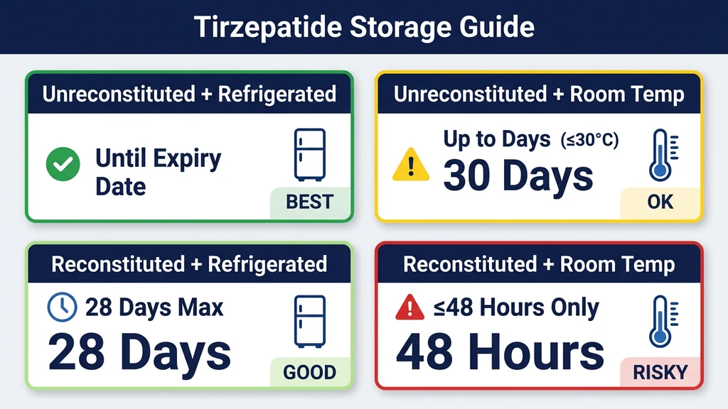Tirzepatide refrigeration storage guide