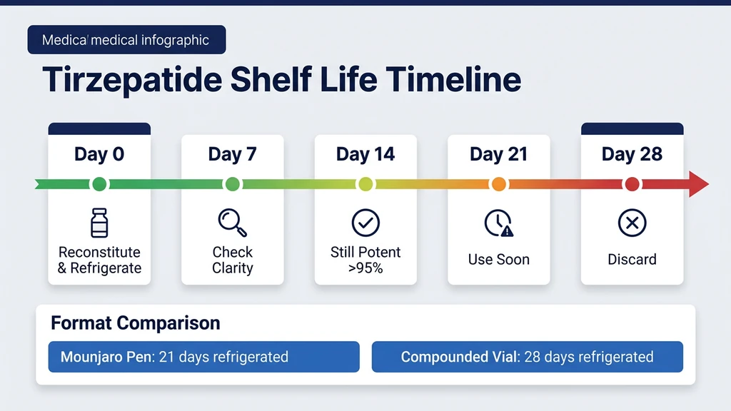 Tirzepatide shelf life timeline
