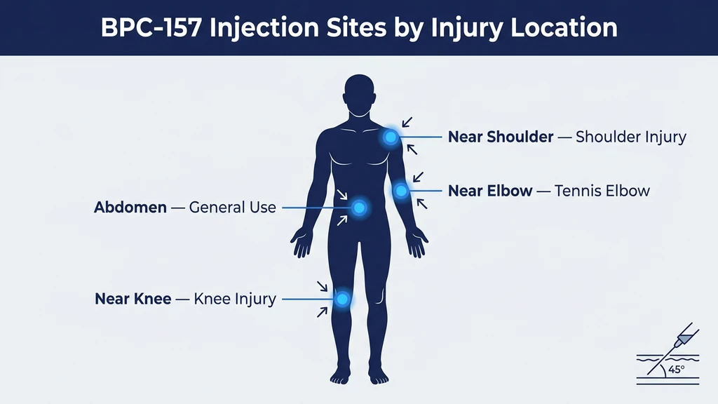 BPC-157 injection sites guide
