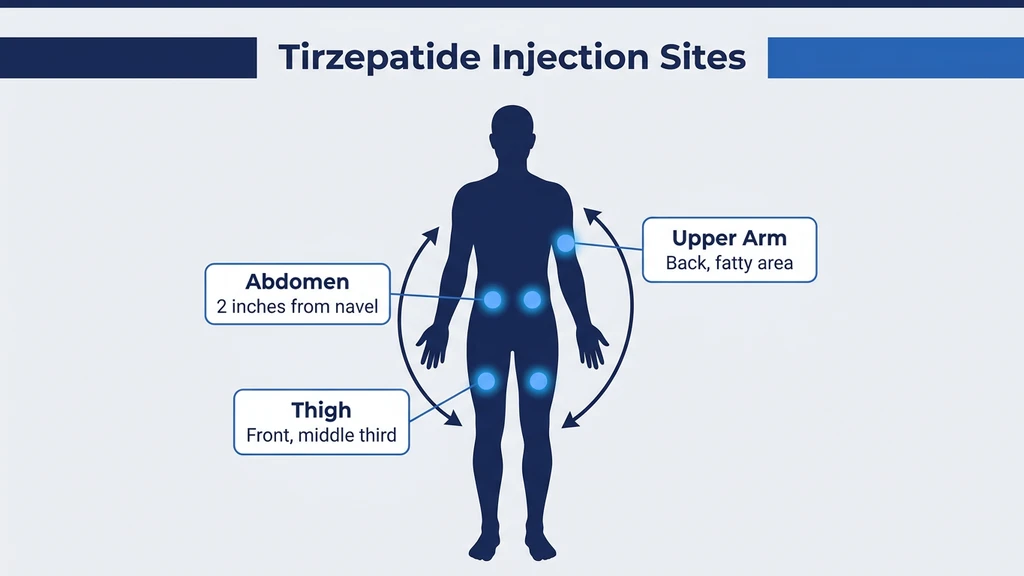 Tirzepatide injection sites guide