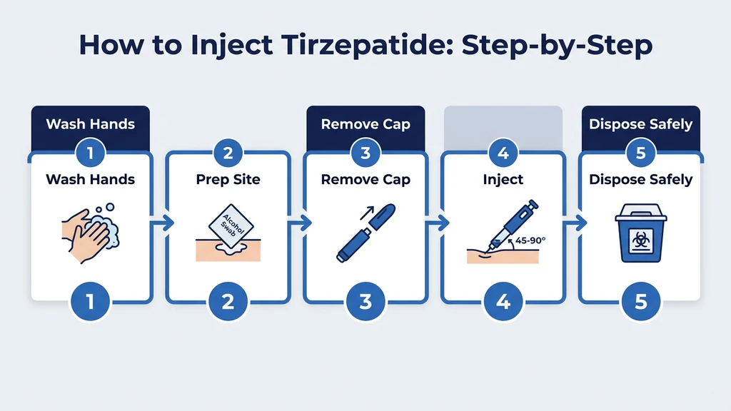 Tirzepatide injection step by step