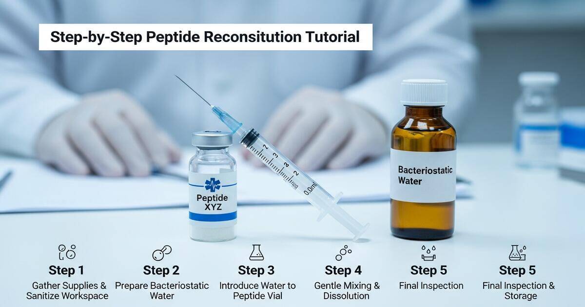 How to reconstitute peptides