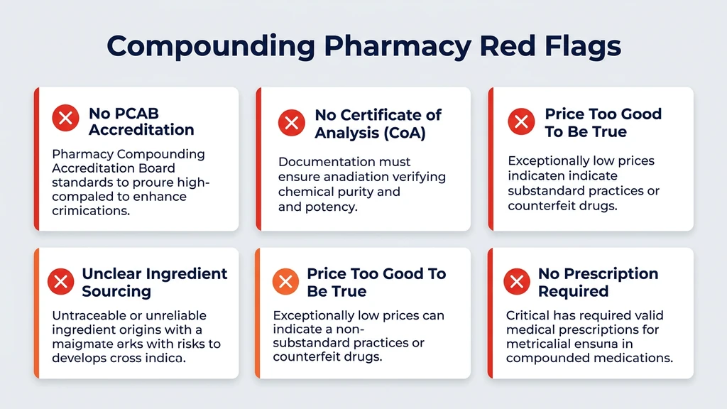 Nine red flags to watch for when evaluating a compounding pharmacy for tirzepatide