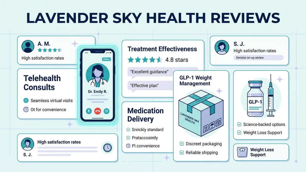Lavender Sky Health reviews: telehealth GLP-1 program evaluation