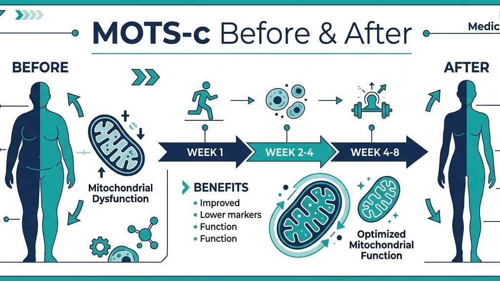 MOTS-c before and after results and timeline