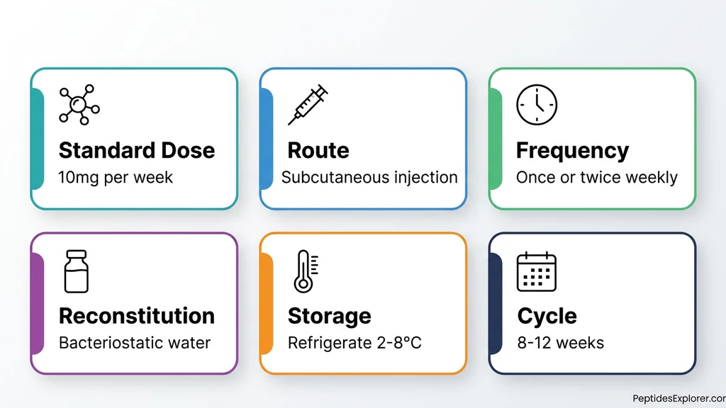 MOTS-c peptide dosage guide overview showing protocols, timing, and results
