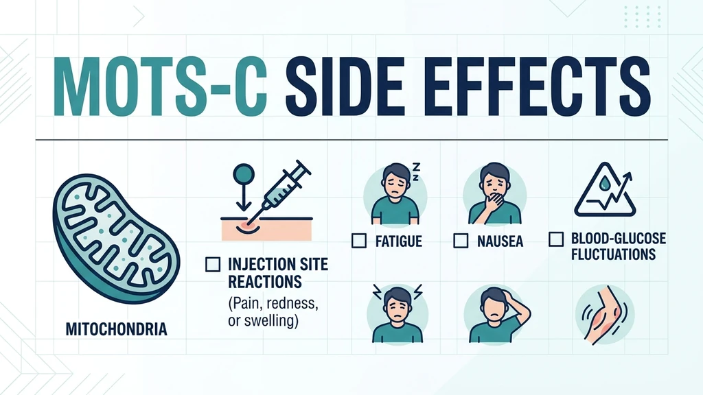 MOTS-c peptide side effects: injection reactions, fatigue, and safety considerations