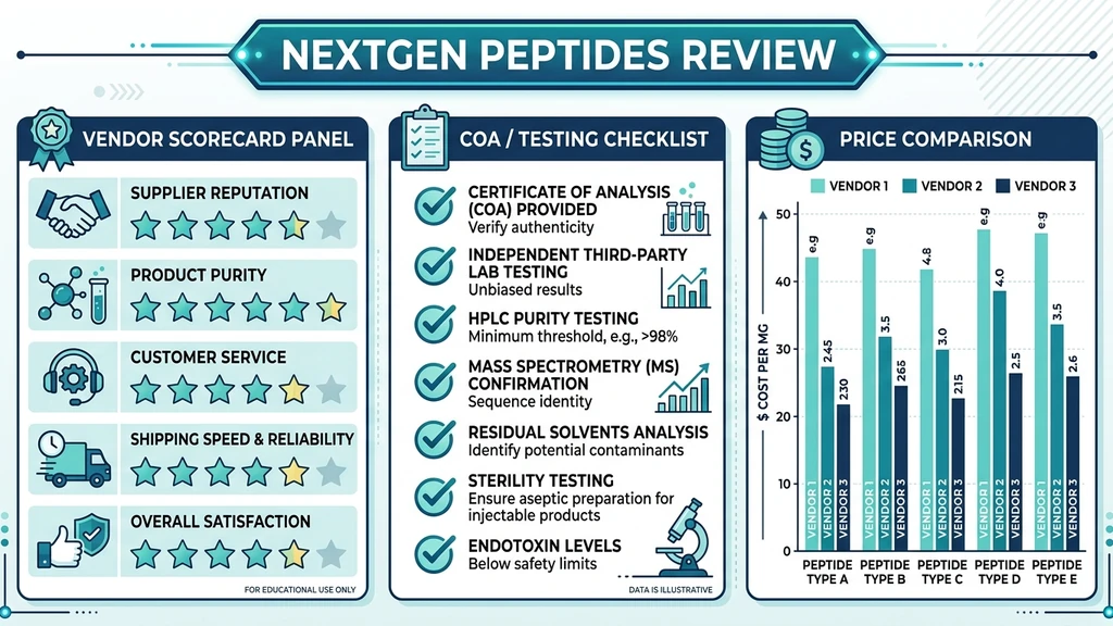 NextGen Peptides review and quality audit