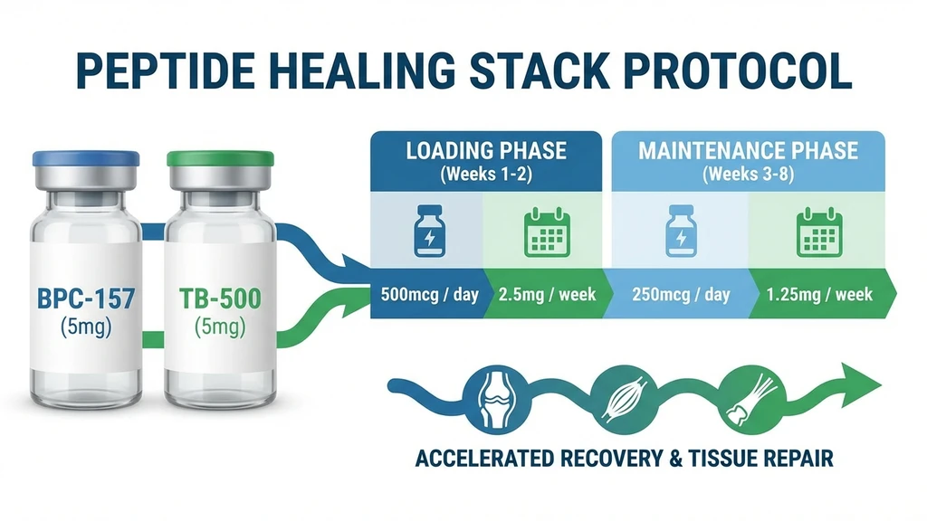 Wolverine Stack protocol: BPC-157 and TB-500 dosage and timing for healing