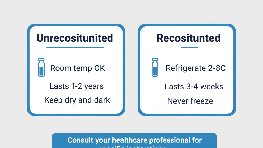 Peptide storage guide