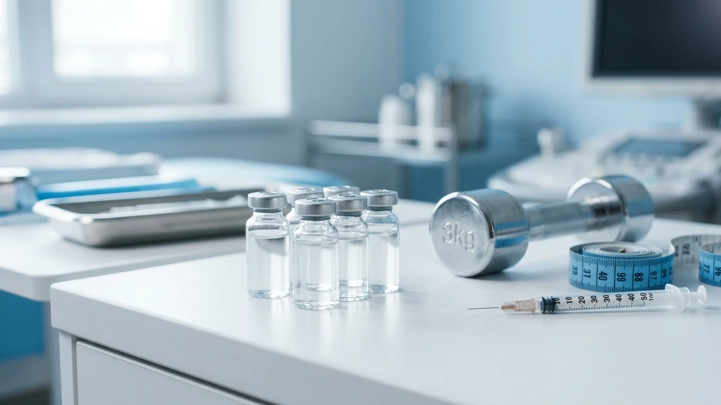 Overview of the six best peptides for bodybuilding showing muscle growth, recovery, and fat loss pathways