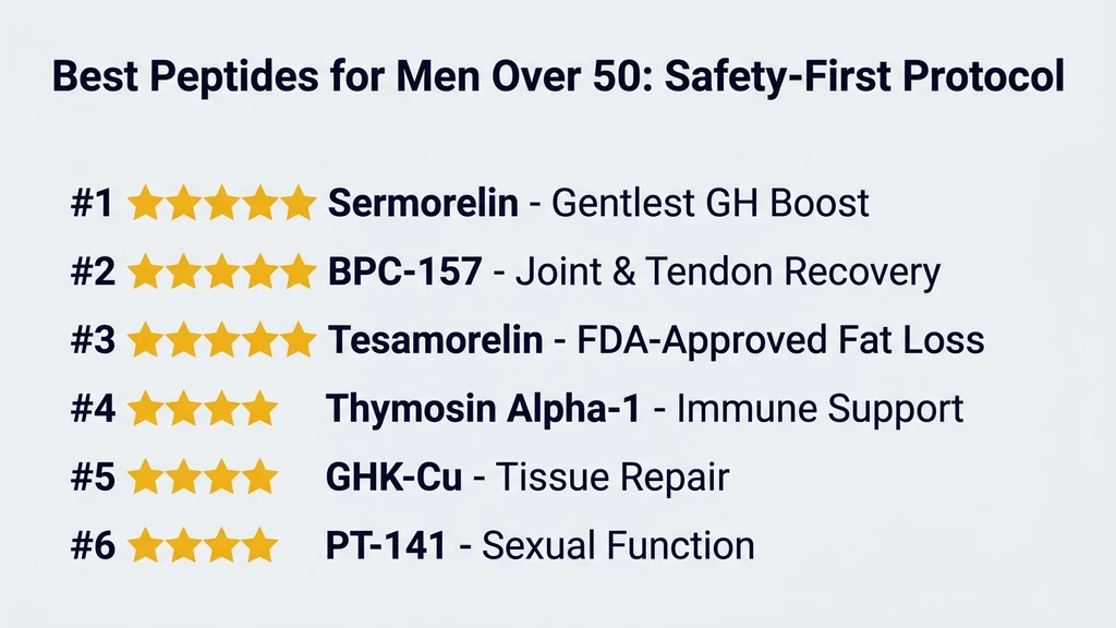 Best peptides for men over 50 compared to men over 40