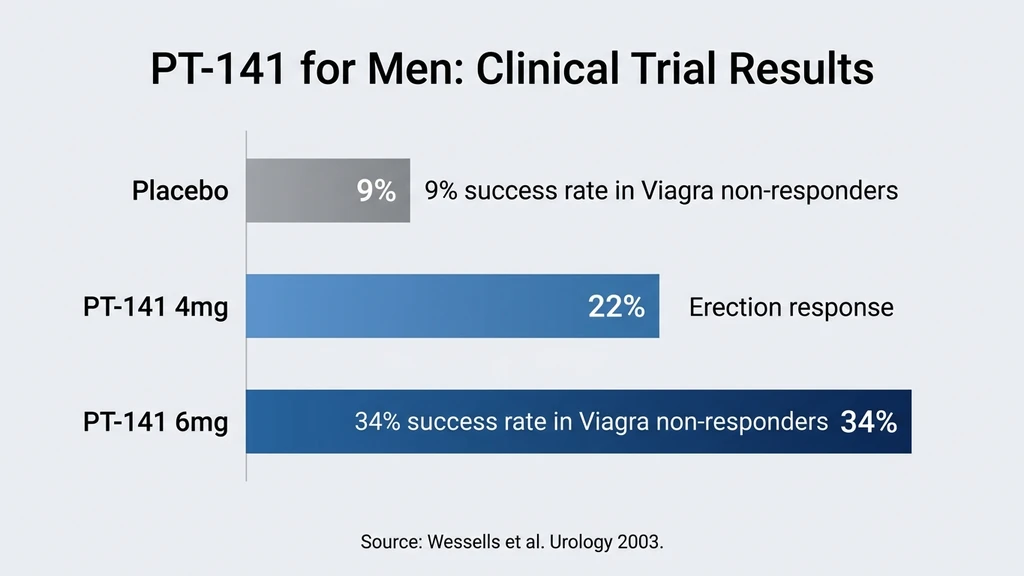 PT-141 clinical trial results: success rates vs placebo in Viagra non-responders