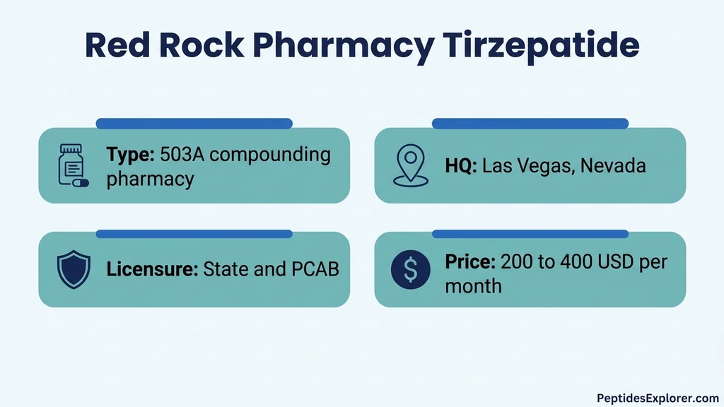 Red Rock Pharmacy tirzepatide review: 503A compounding pharmacy evaluation