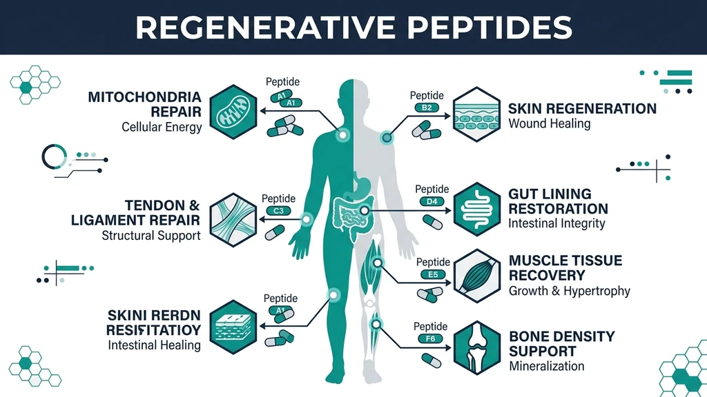 Regenerative peptides for tissue repair