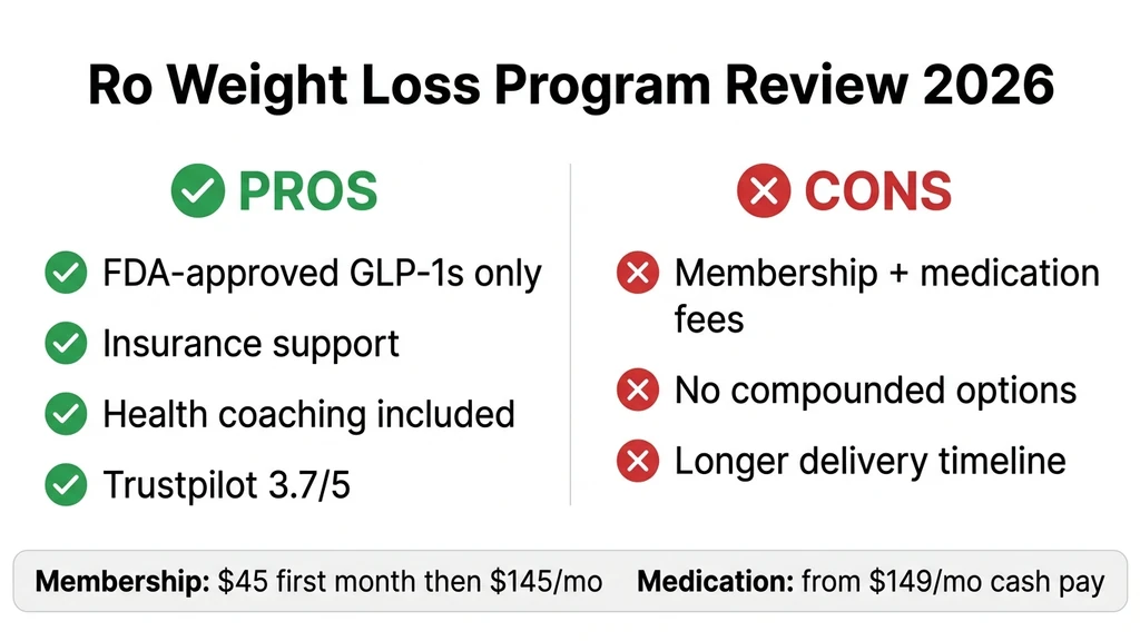 Ro weight loss program review 2026: pros, cons, and pricing breakdown