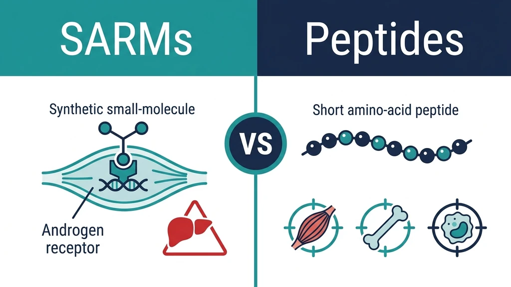 SARMs vs peptides comparison of mechanism, uses, and safety