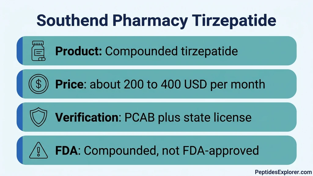 Southend Pharmacy tirzepatide: evaluation framework