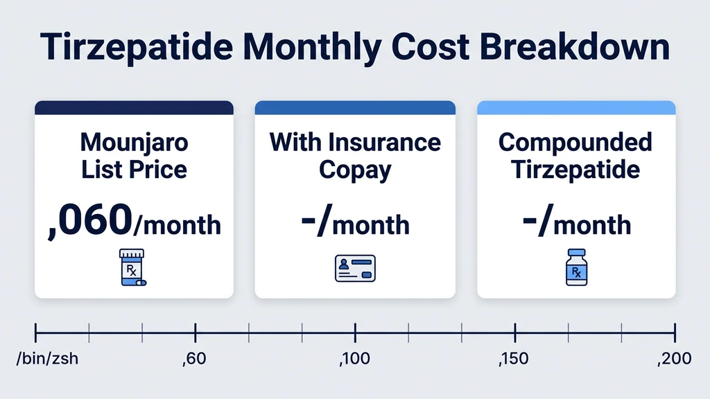 Tirzepatide cost with insurance breakdown