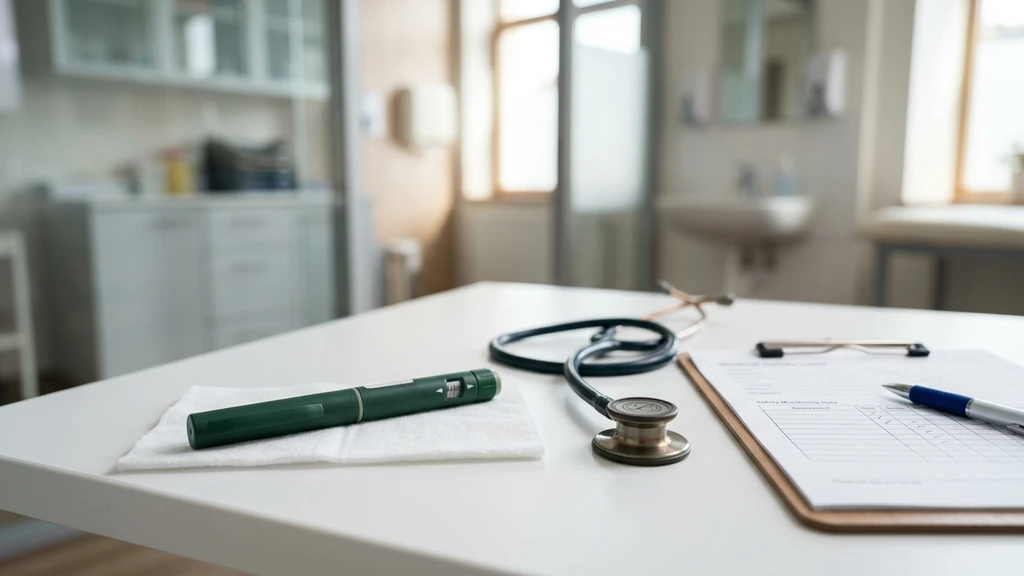 Tirzepatide long-term side effects timeline showing GI resolution curve over 72 weeks