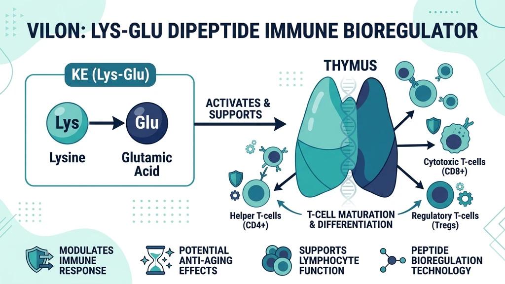 Vilon peptide (Lys-Glu) immune bioregulator research overview