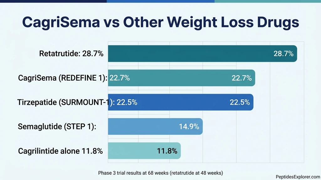 CagriSema compared to other weight loss drugs