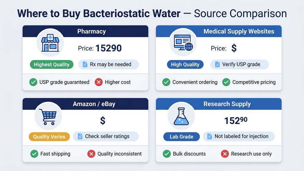 Bacteriostatic water buying guide comparison